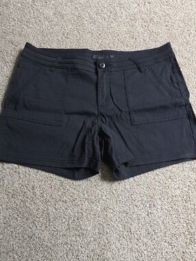Prana Black Women's Stretch Bermuda Shorts